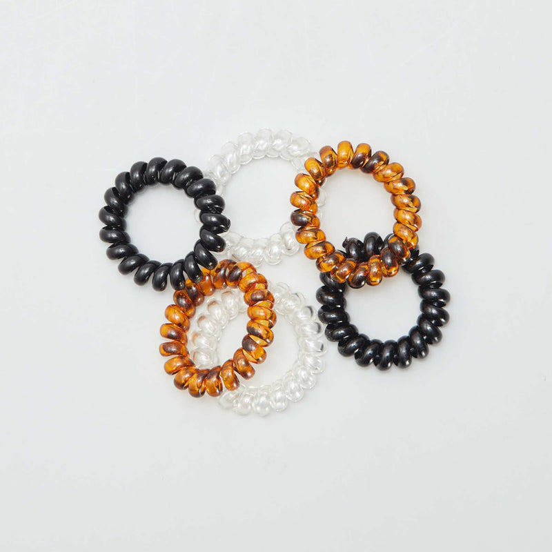 Lot de 6 élastiques tortis – Noir – Kiabi Maroc