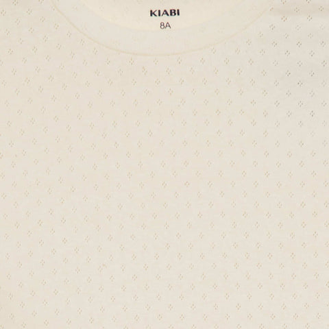 Pyjama t-shirt + short en pointelle