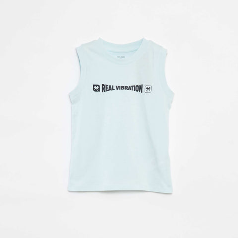 Pyjama court t-shirt sans manches + short - 2 pièces