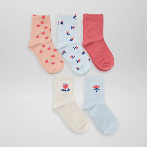 Lot de 5 chaussettes hautes