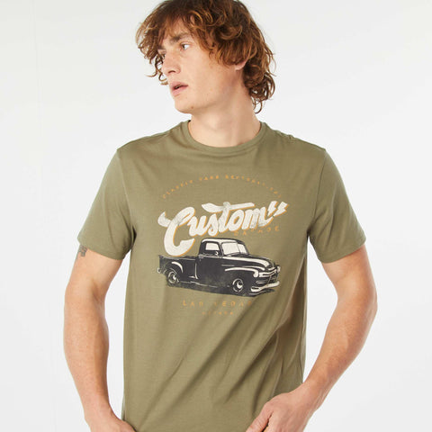 T-shirt imprimé manches courtes