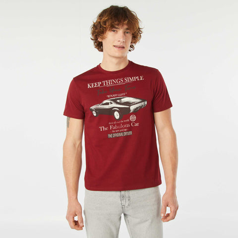 T-shirt imprimé manches courtes