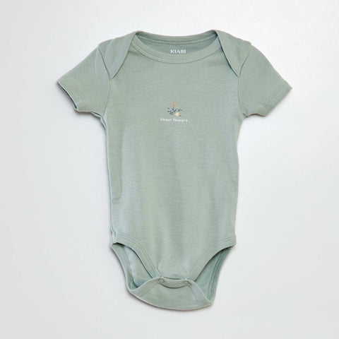 Bodies imprimés en coton - lot de 3