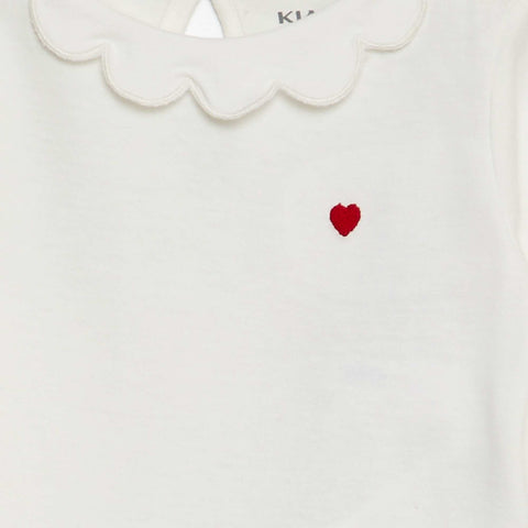 T-shirt avec collerette