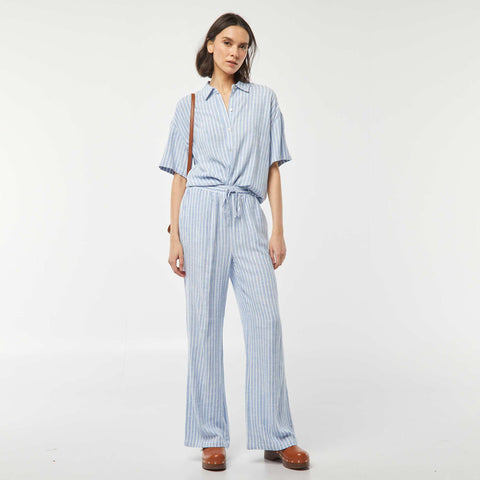 Chemisier oversize en lin