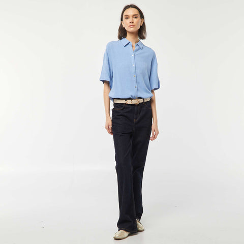 Chemisier oversize en lin