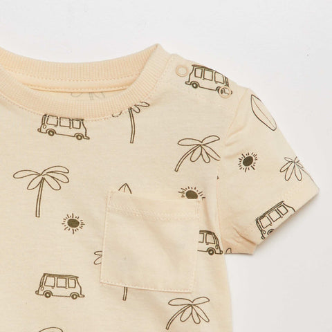 T-shirt avec poche poitrine