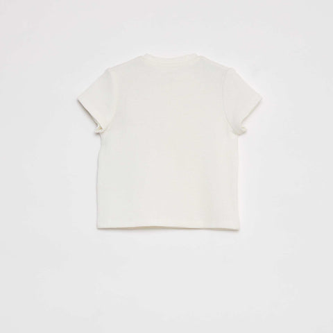 T-shirt en maille gaufrée