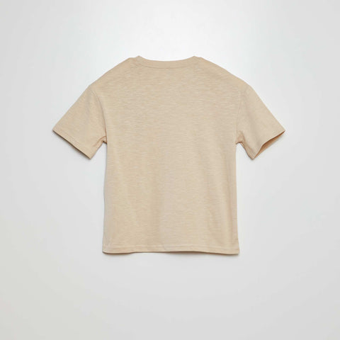 T-shirt uni avec poche