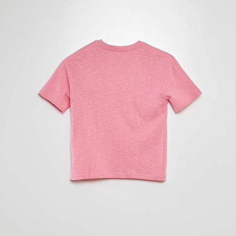 T-shirt uni avec poche