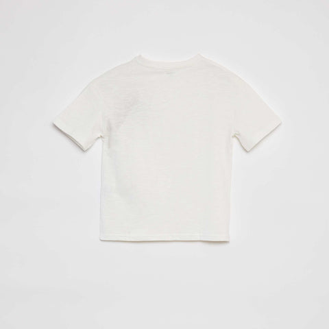 T-shirt uni avec poche