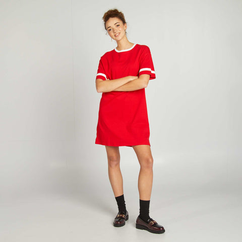 Robe t-shirt imprimée