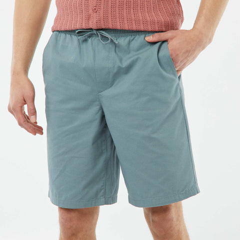 Bermuda en twill uni