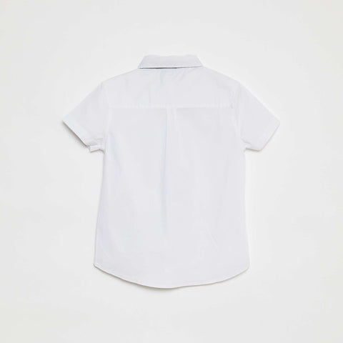 Chemise à manches courtes avec cravate