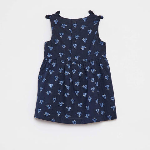 Robe sans manches en voile de coton