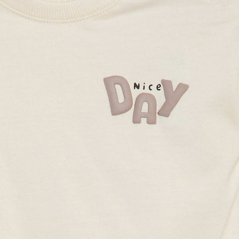 T-shirt imprimé en relief