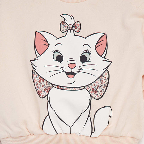 Sweat 'Blanche neige' 'Disney' avec volants sur les manches