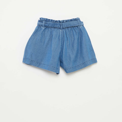 Short paperbag avec ceinture