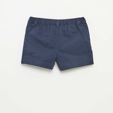 Short uni avec taille ajustable