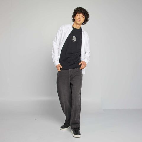 T-shirt manches courtes imprimé recto-verso