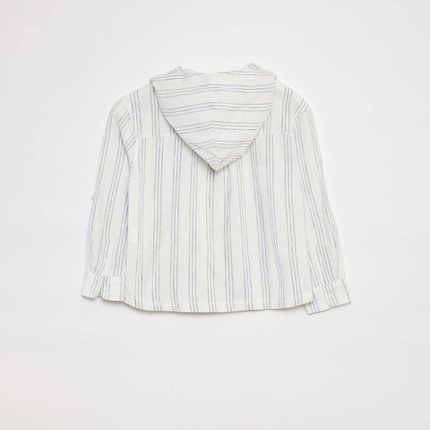 Chemise en lin mélangé