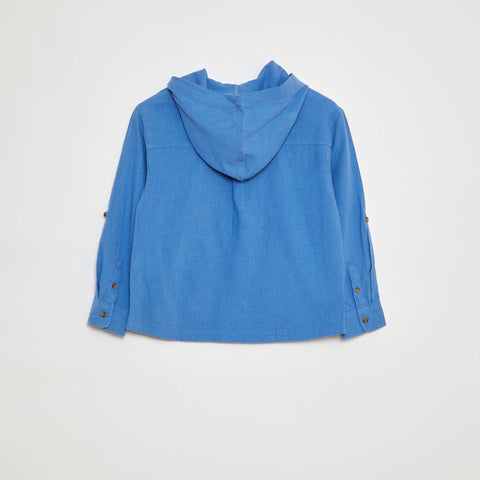 Chemise en lin mélangé