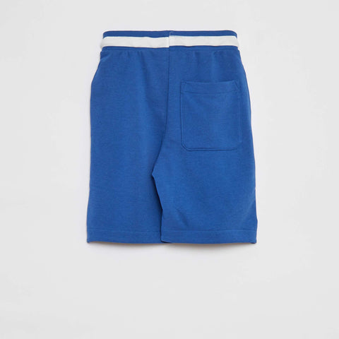 Short de sport avec taille contrastée