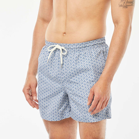 Short de bain imprimé fantaisie