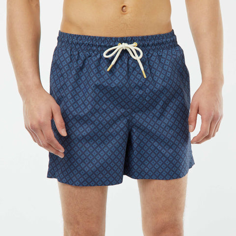 Short de bain imprimé fantaisie