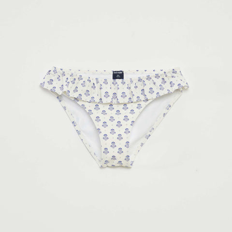 Maillot de bain fleuri - 2 pièces