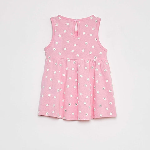 Robe à bretelles avec imprimé