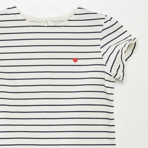 Ensemble t-shirt + legging côtelé - 2 pièces