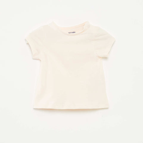 T-shirt + combishort à imprimé fleuri - 2 pièces