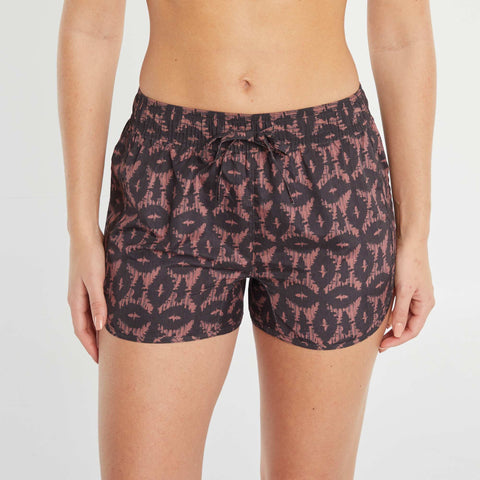 Short de bain imprimé