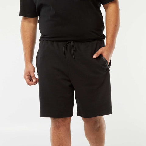 Bermuda esprit sport en maille piquée