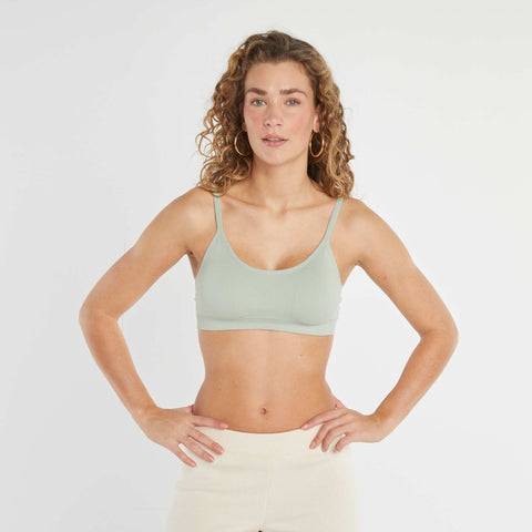 Lot de 2 brassières côtelés