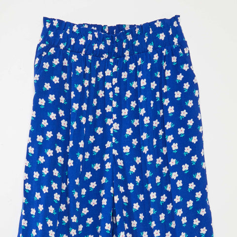 Pantalon large à motif