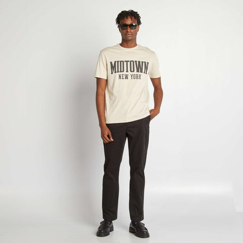 T-shirt à col rond imprimé