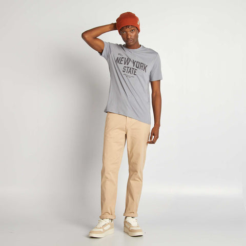 T-shirt à col rond imprimé
