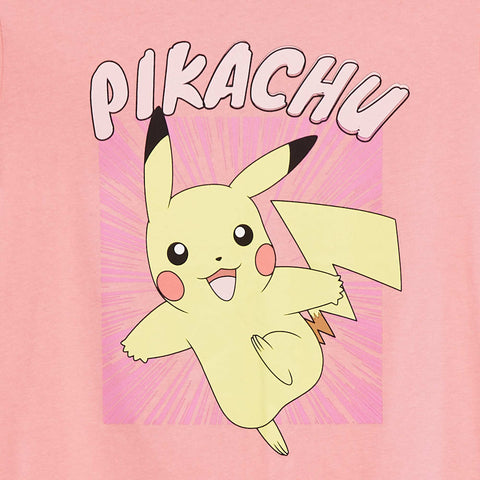 Ensemble pyjama 'Pokémon' 'Pikachu' short + t-shirt - 2 pièces