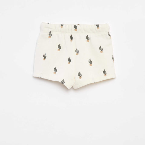 Short épais avec imprimé