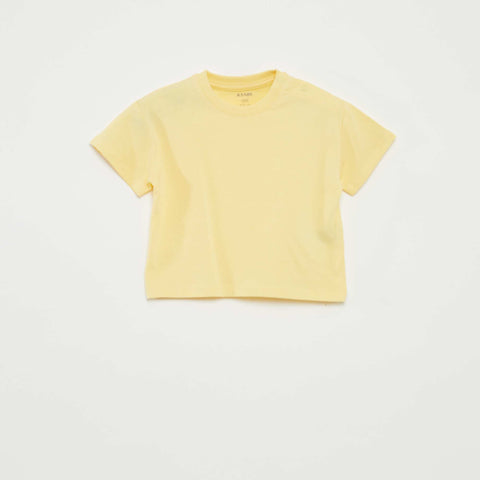Lot de 2 t-shirts à manches courtes et col rond