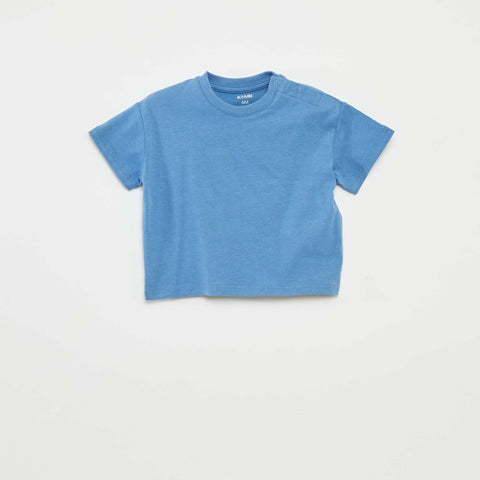 Lot de 2 t-shirts à manches courtes et col rond