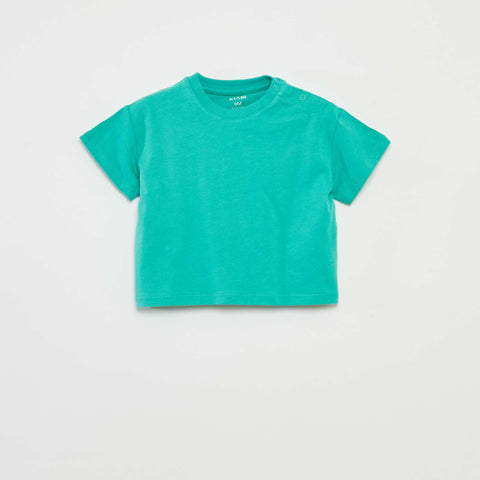 Lot de 2 t-shirts à manches courtes et col rond