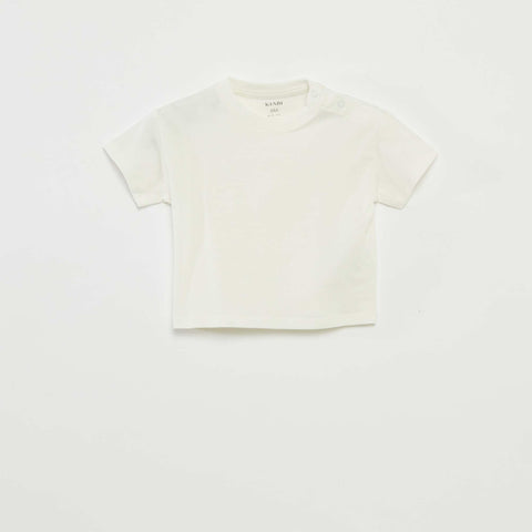 Lot de 2 t-shirts à manches courtes et col rond