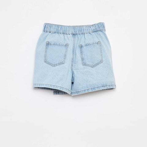 Jupe short en denim