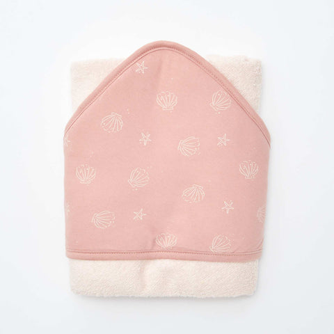 Cape de bain en éponge à motif