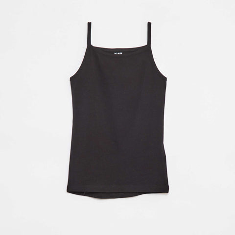 Lot de 2 débardeurs en coton stretch