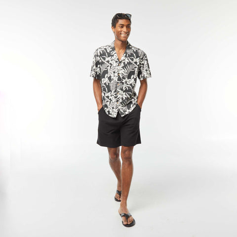 Chemise manches courtes à motif