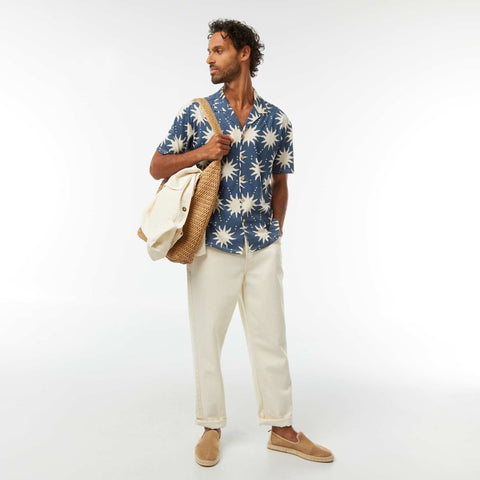 Chemise manches courtes à motif